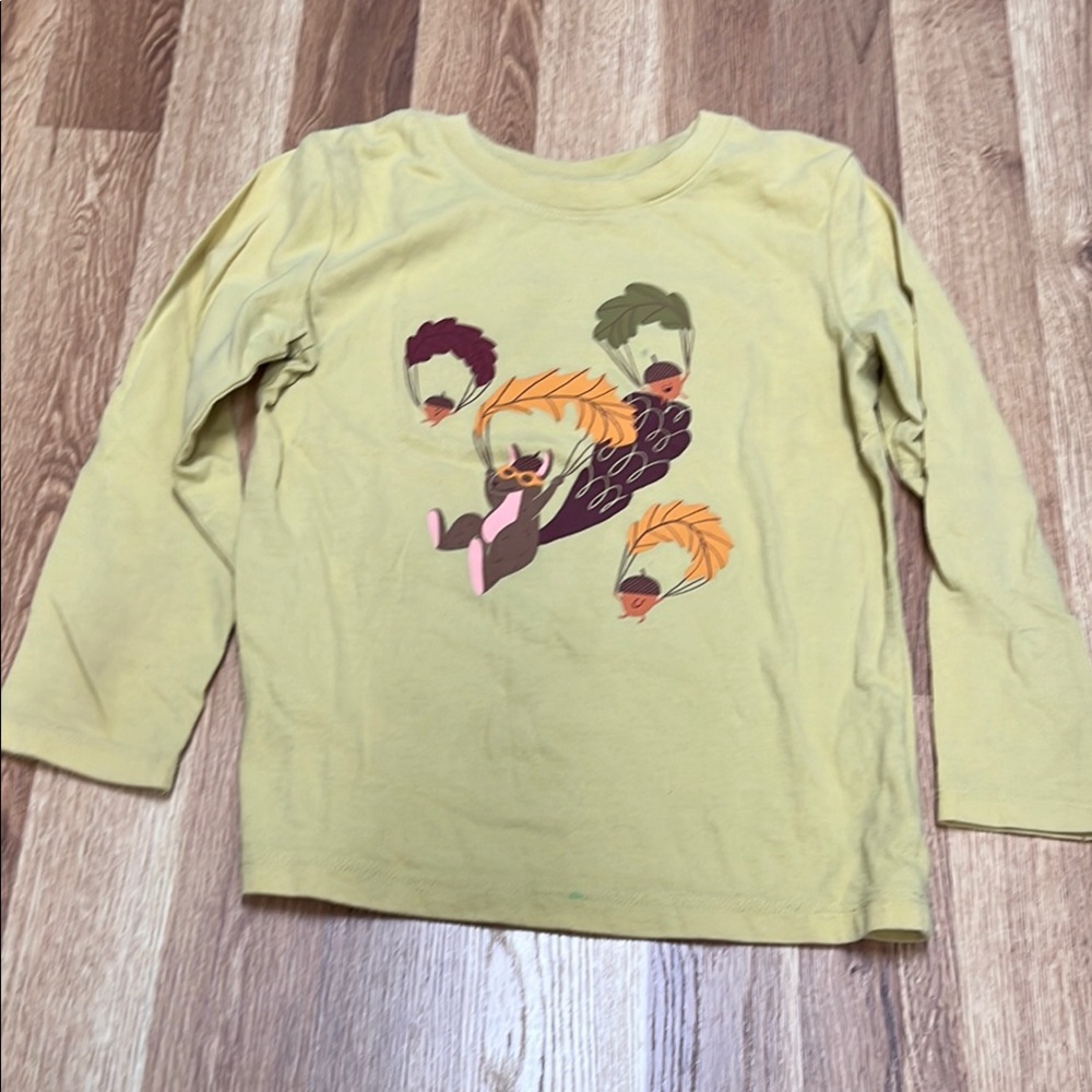 Cat & Jack long-sleeved tee Squirrel and Acorns 5T
